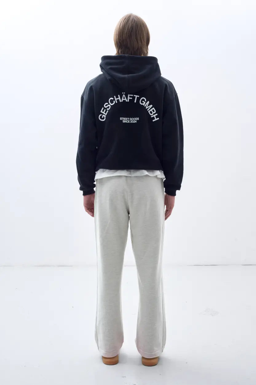Team Hoodie – Black 470g/m2 image 0