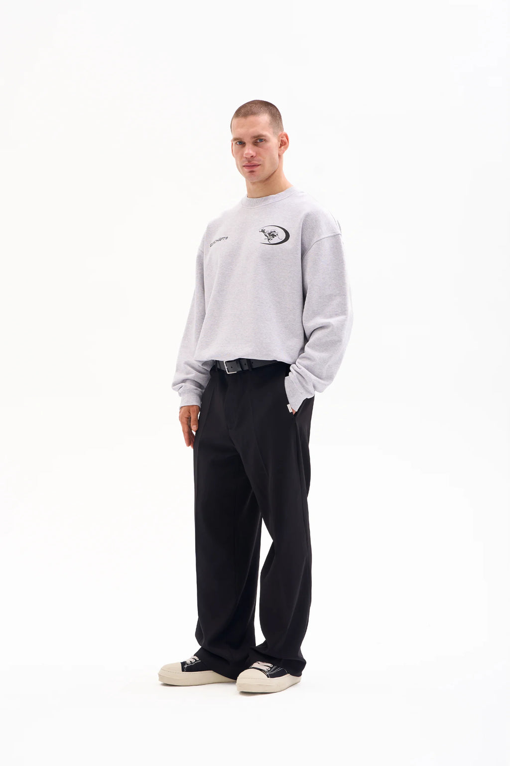ATHLETIC CLUB CREWNECK 470g - HEATHER GREY image 2
