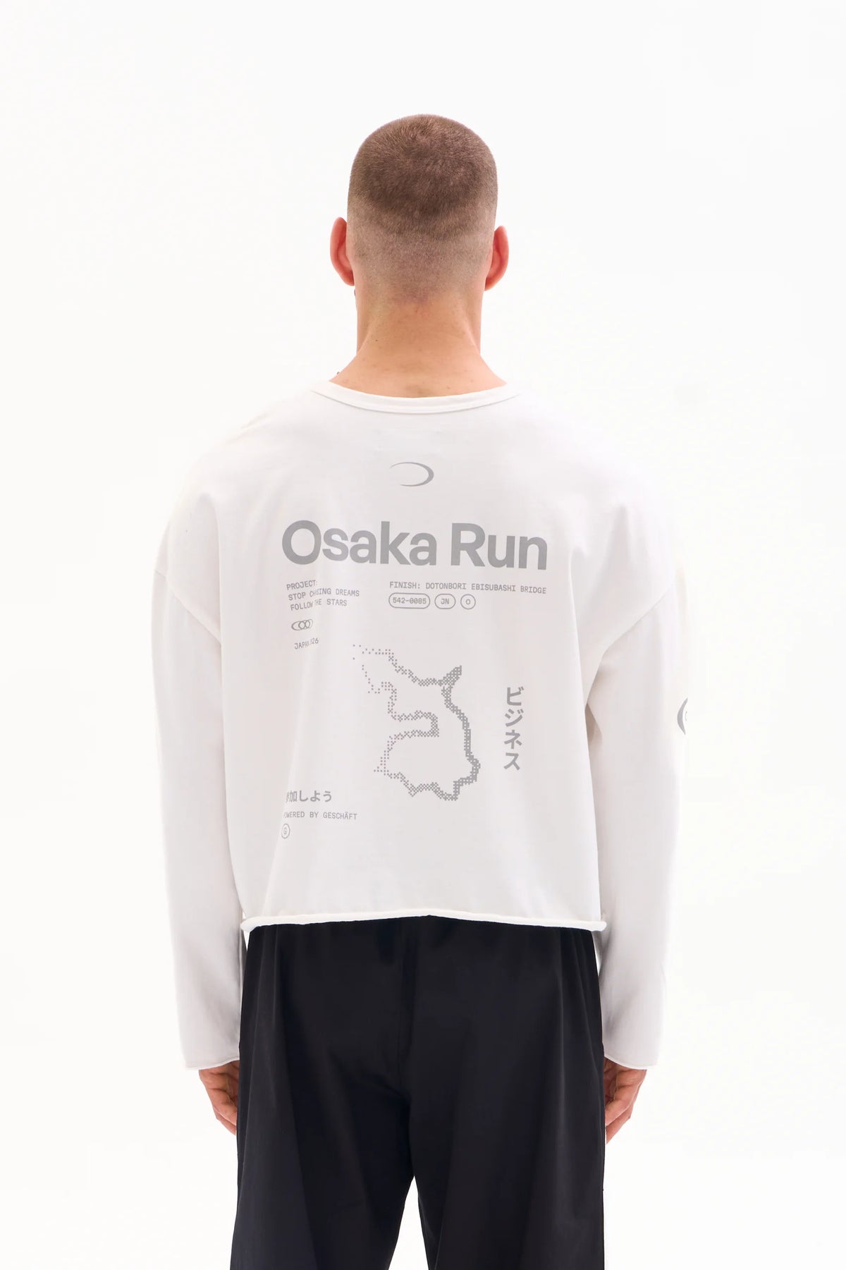 OSAKA RUN LONGSLEEVE 200g - CROPPED image 2
