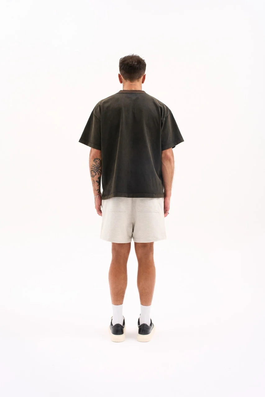 ANGEL DIAGONAL SHORTS 380G / ASH GREY image 4