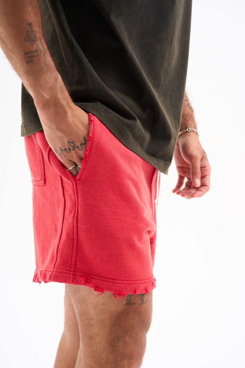 ANGEL SHORTS 470G / WASHED RED image 5