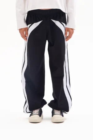 ATHLETIC CLUB TRACK PANTS - BLACK