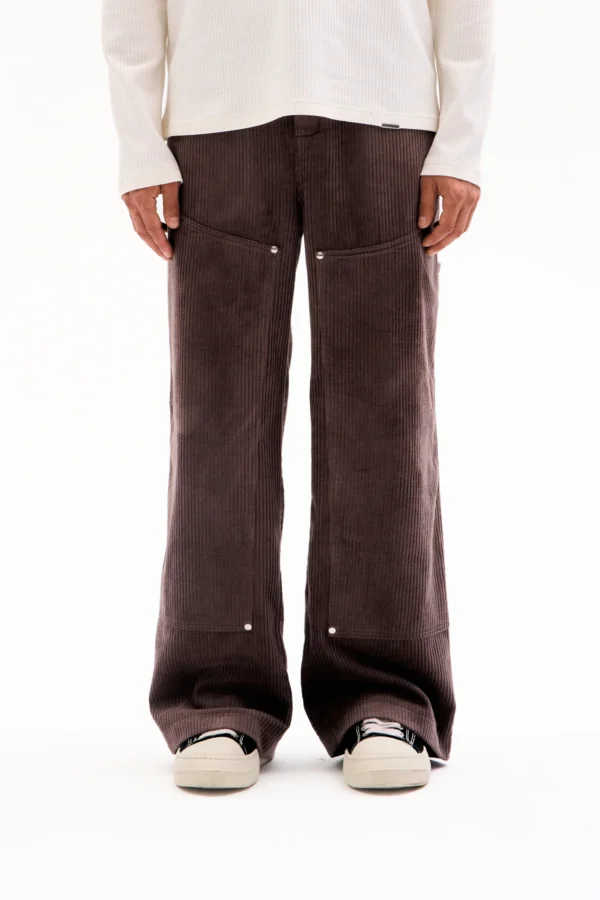 CORD PANTS - PANELLED