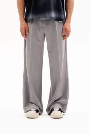 PRESSED TROUSERS - WIDE · LIGHT GREY