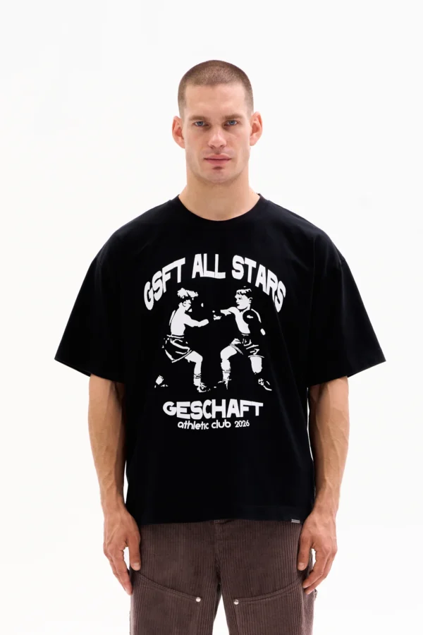 ALL STARS BOXING TEE 300g - WASHED BLACK