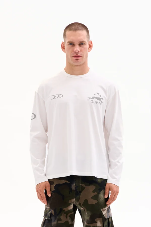 OSAKA RUN LONGSLEEVE 200g - OFF WHITE