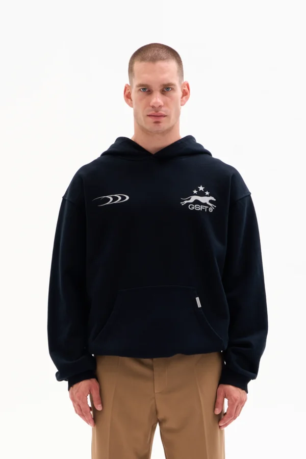 ATHLETIC CLUB HOODIE 470g - WASHED BLACK